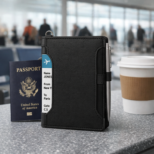 RFID Travel Wallet - Passport Holder & Travel Organizer
