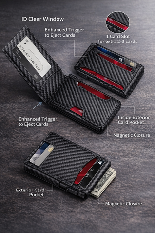 Mecsery™ CarbonX Wallet