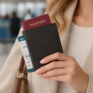RFID Travel Wallet - Passport Holder & Travel Organizer